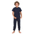 Boys summer pajama set Dark Blue t-shirt + Pants